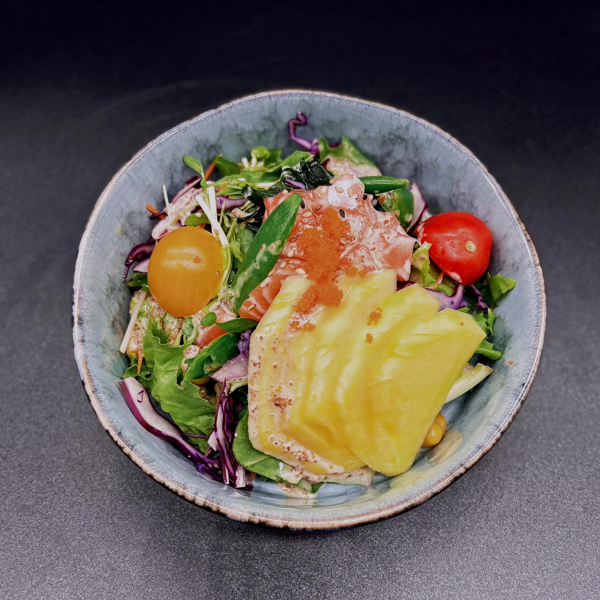Salade Saumon Mangue